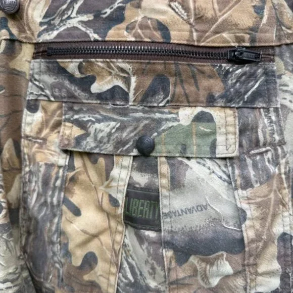 Vintage Liberty Advantage Camo Overalls SZ 54 Big & Tall - Picture 4 of 7